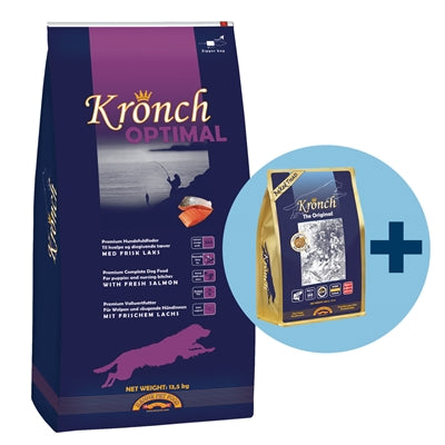 Kronch Optimaler Welpe mit kostenlosen Kronch-Snacks aus 100 % Lachs