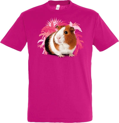 T-Shirt Meerschweinchen Fuchsia