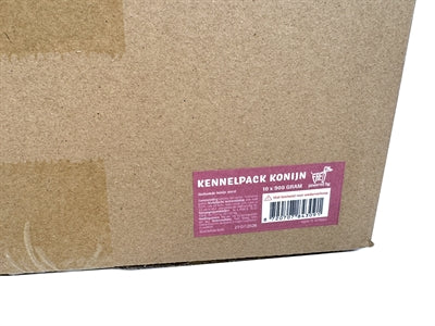 Freds gedämpfte Frischfleischwurst-Zwingerpackung, Kaninchenkorn und glutenfrei