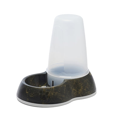 Savic Trinknapf Loop Marmor schwarz gold