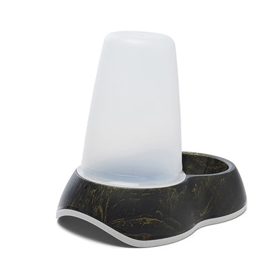 Savic Lebensmittelspender Loop Marmor schwarz gold