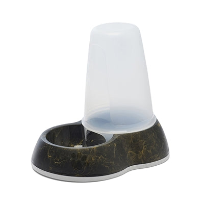 Savic Lebensmittelspender Loop Marmor schwarz gold