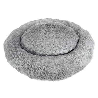 Sazzz Hundebett flauschig hellgrau