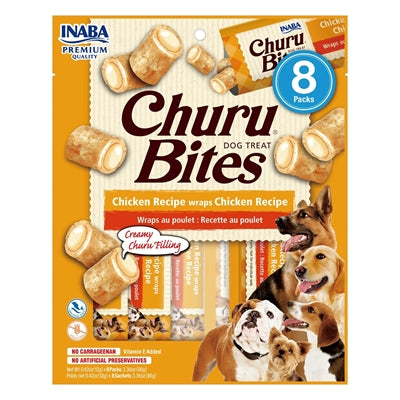 Inaba Dog Churu beißt Hühnchen-Rezept-Wraps