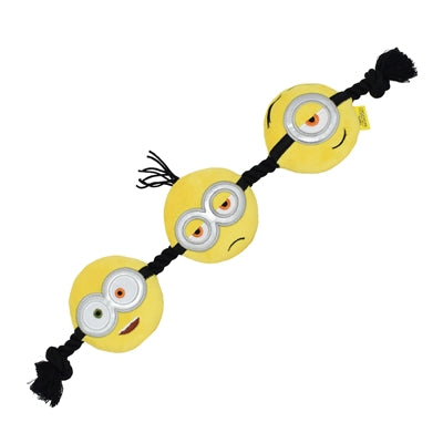 Minions Plüsch-Bob Kevin und Stuart am Zahnseidenseil