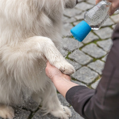 Trixie mobile Hundedusche für Haustierflasche blau