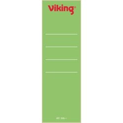 Ordnerrugetiketten viking groen 10 stuks papier