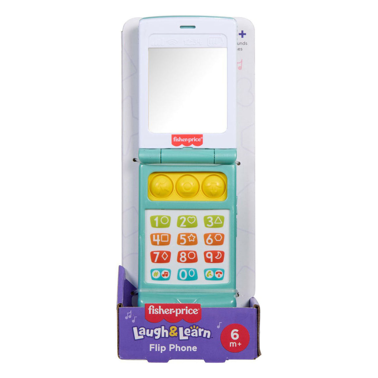 Fisher-Price Lach-Learn-Flip-Phone – musikalische Lernaktivität für Kleinkinder