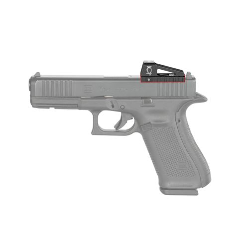 Noblex e-optics noblex green dot nv 1x23 os für glock mos (4,0 moa)