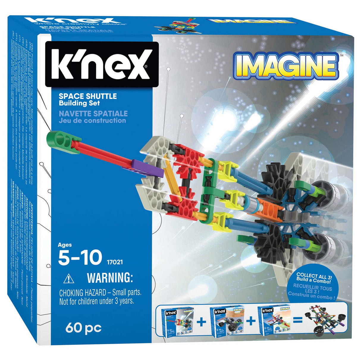 K'nex Baukasten - Space Shuttle, 60 Teile.