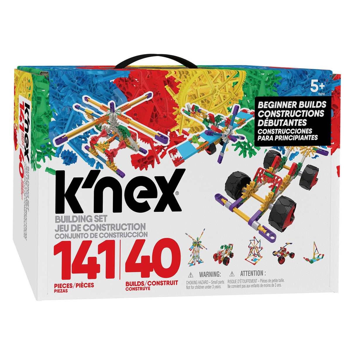 K'nex Classics Einsteiger 40 Modelle Bauset, 141 Teile.