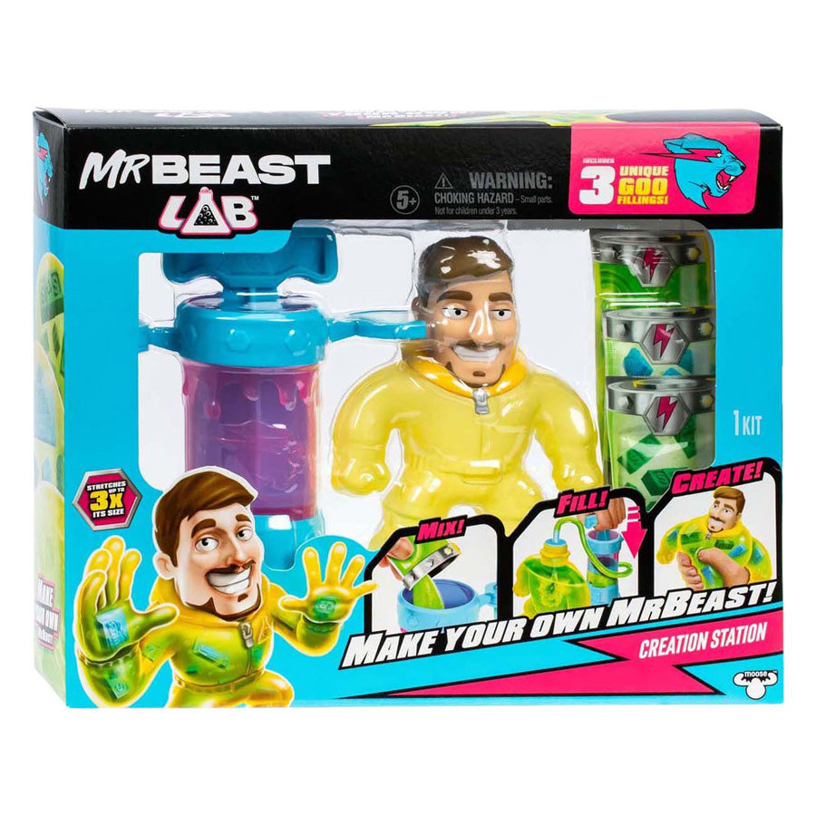 Spectron Mrbeast Lab Kreationsstation – dehnbare Figur