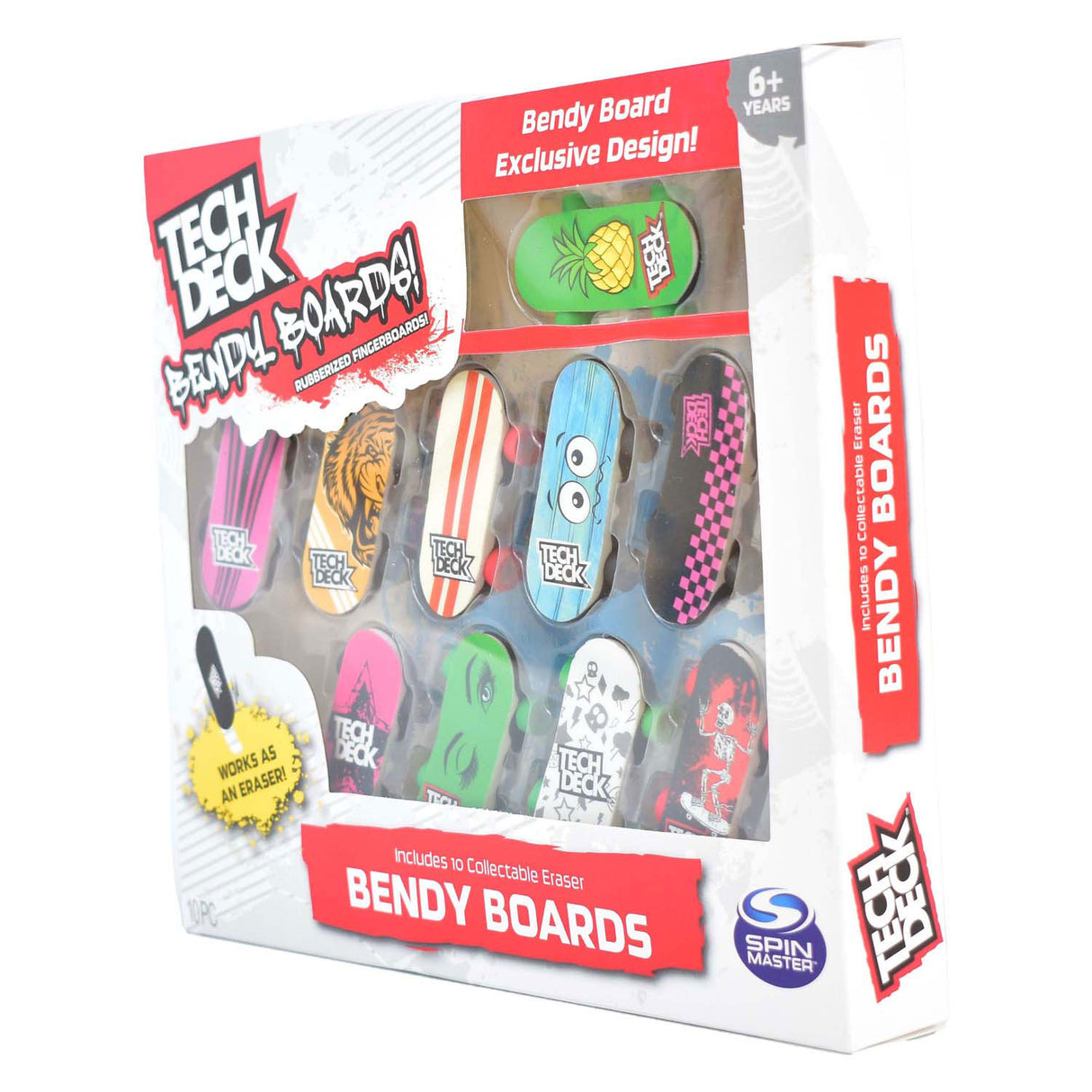 Spin Master Tech Deck Bendy-Finger-Skateboards, 10er-Pack