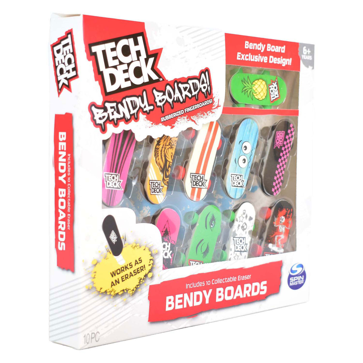 Spin Master Tech Deck Bendy-Finger-Skateboards, 10er-Pack