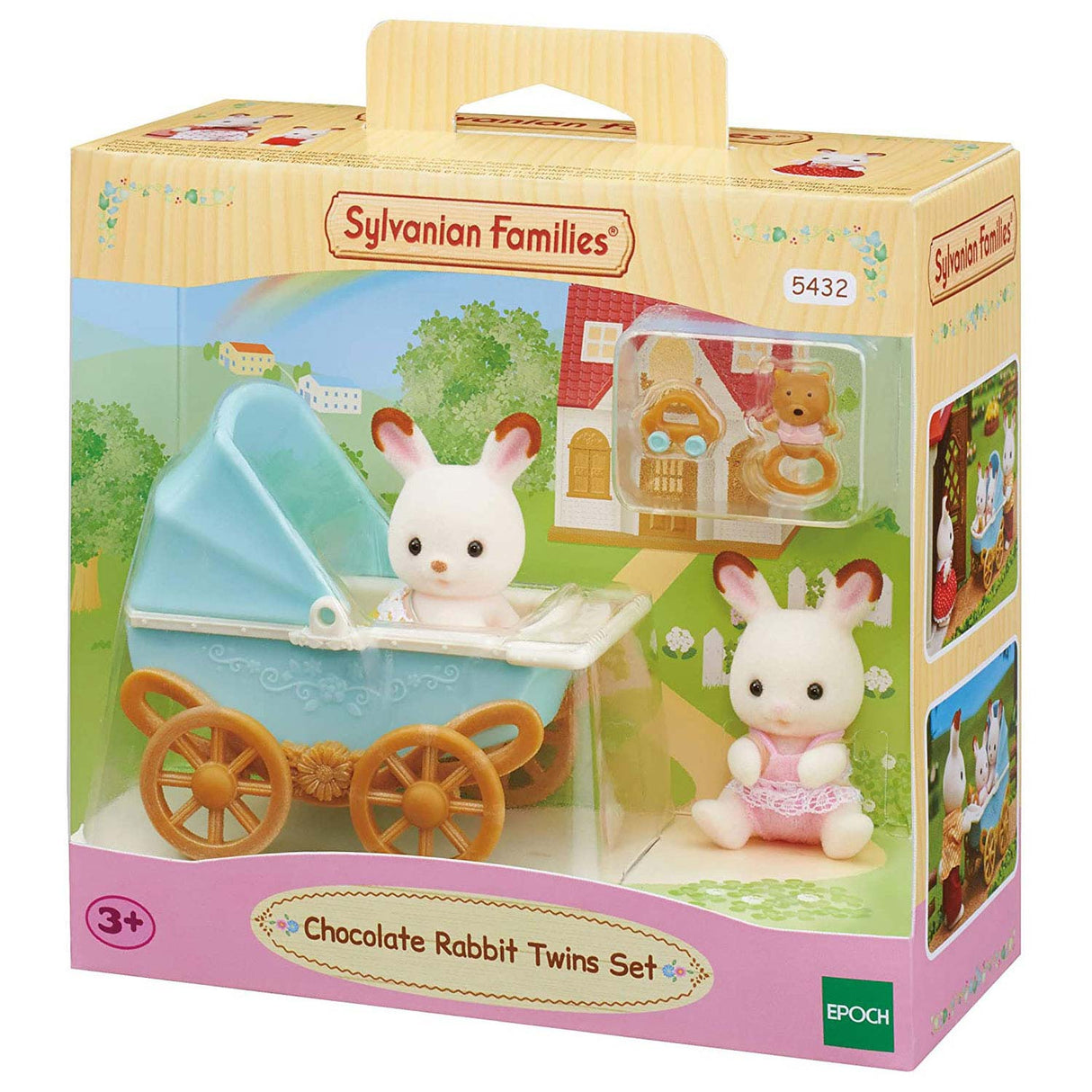 Sylvanian Families 5432 Twin Chocolate Rabbit Set