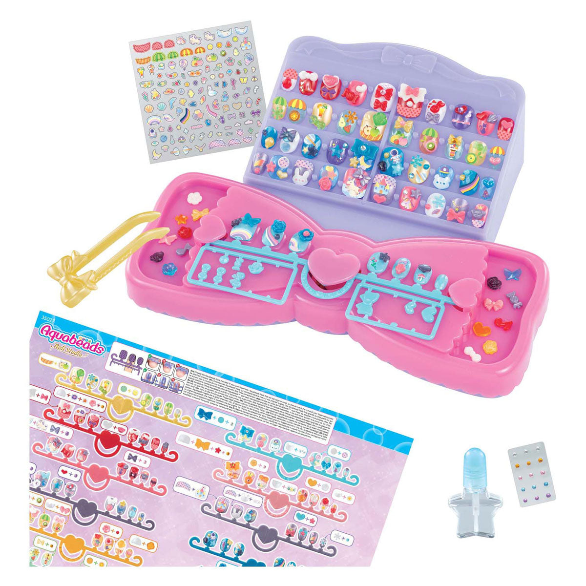 Aquabeads mehrfarbiges Nagelset