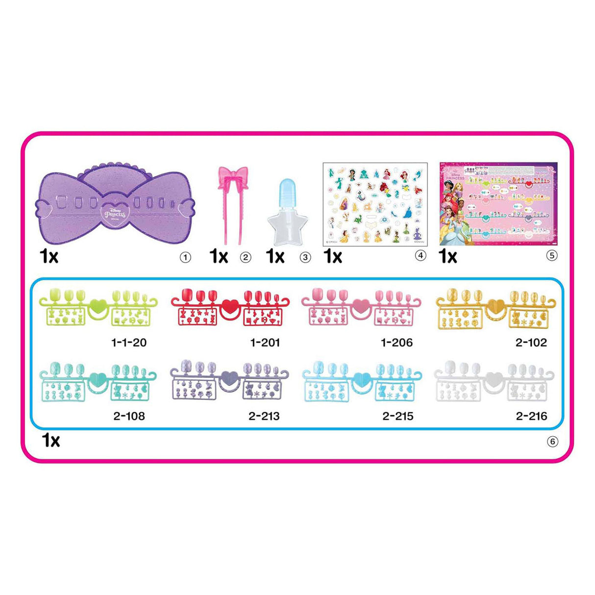 Aquabeads Nagelstudio Disney Prinzessin