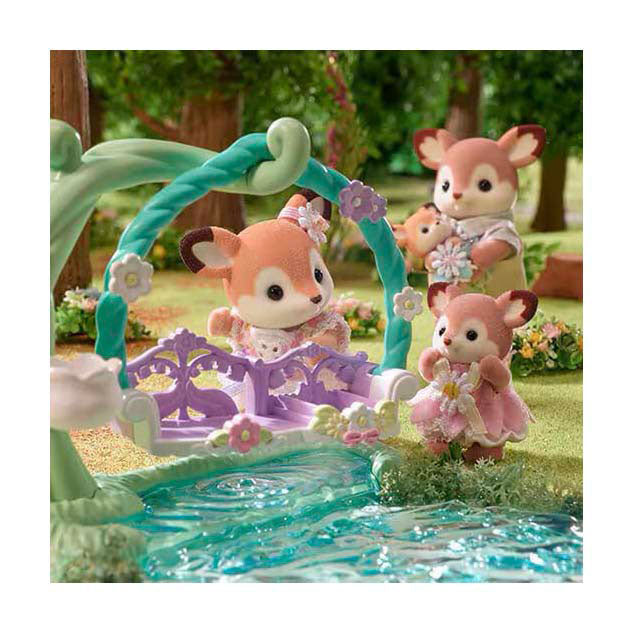 Sylvanian Family 5801 Baby-Hirsch- und Blumenschaukel