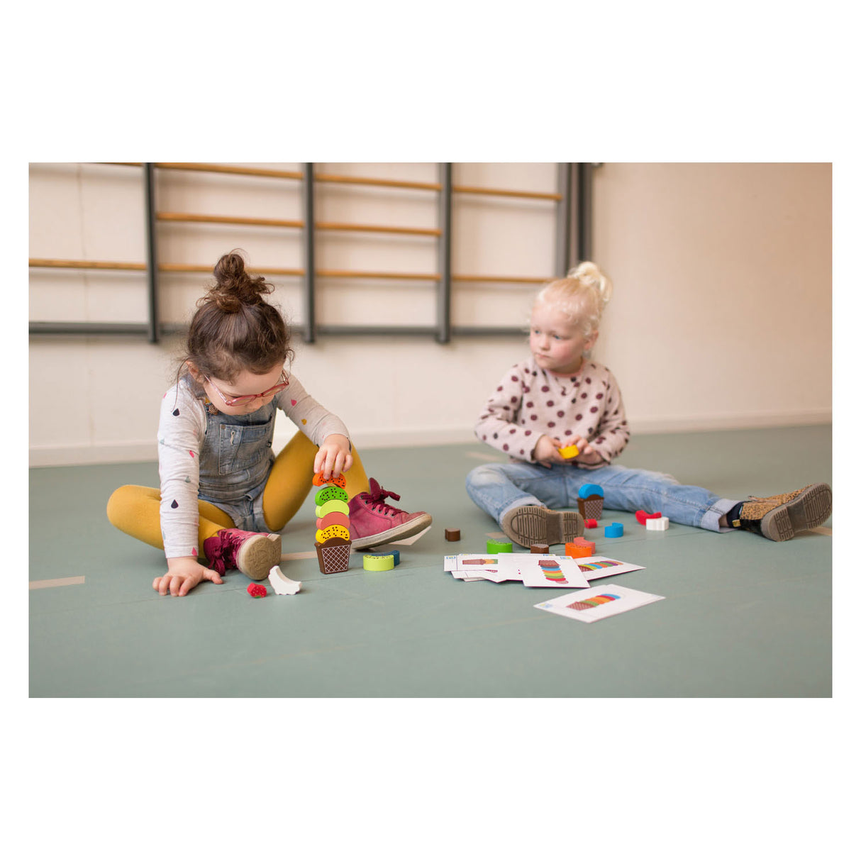 Bs Toys Ice Cream Creations Holz – Balance- und Stapelspiel