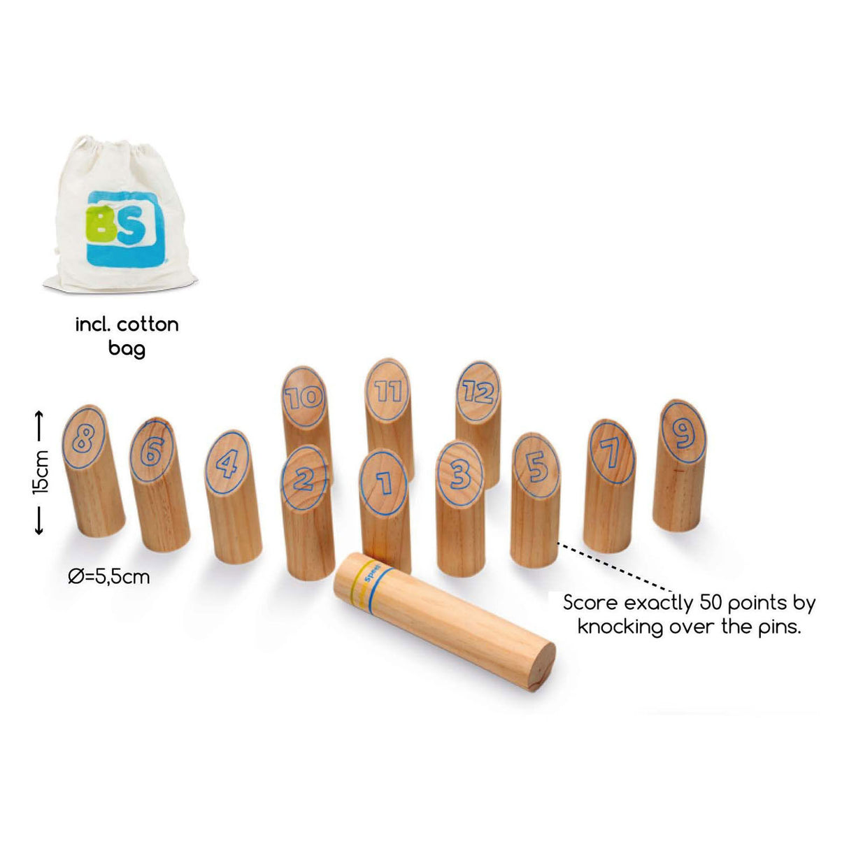 BS Toys Finnisches Wurfspiel aus Holz
