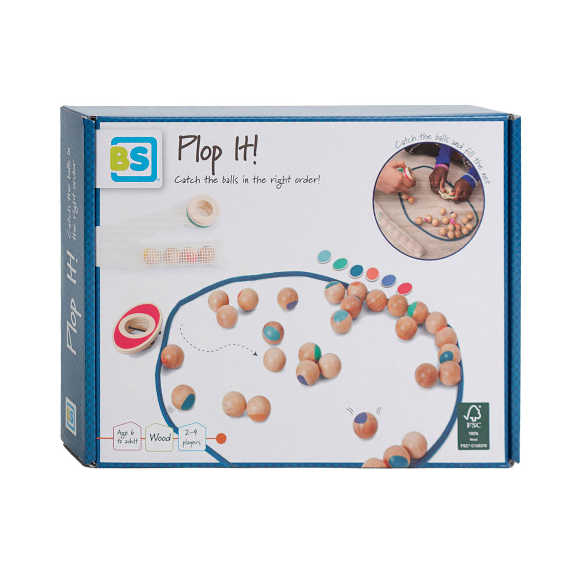 Bs-Spielzeuge, platt! Holzspiel