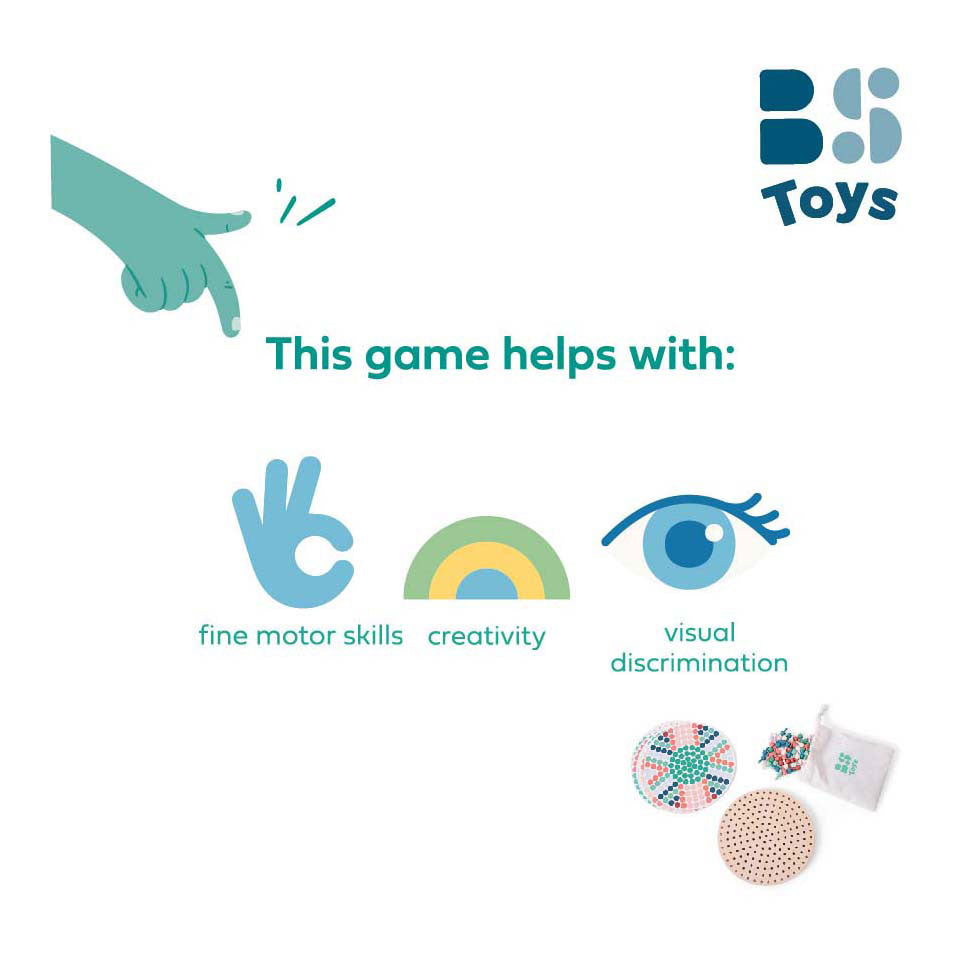 Bs Toys Spiel Mosaik Pinnwand Holz