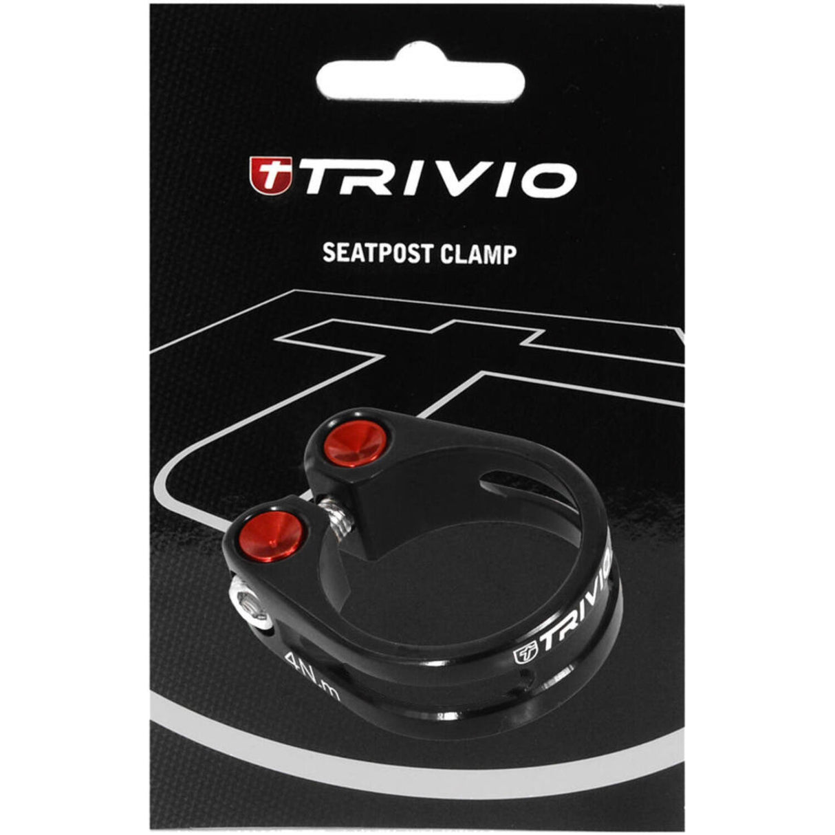 Trivio - Sattelstützenklemme CNC Aluminium schwarz 31,8mm