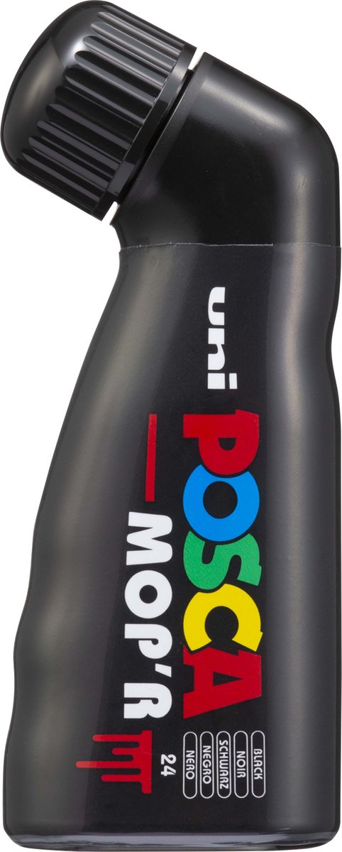 Posca Mop'r Lackmarker xxl 3–19 mm schwarz – superdicker Lackstift – Acrylmarker – Stifte – Marker – Mopp