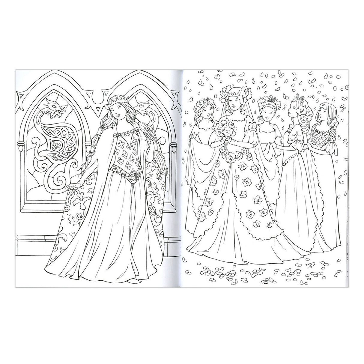 Das schöne Prinzessin Malbuchbuch