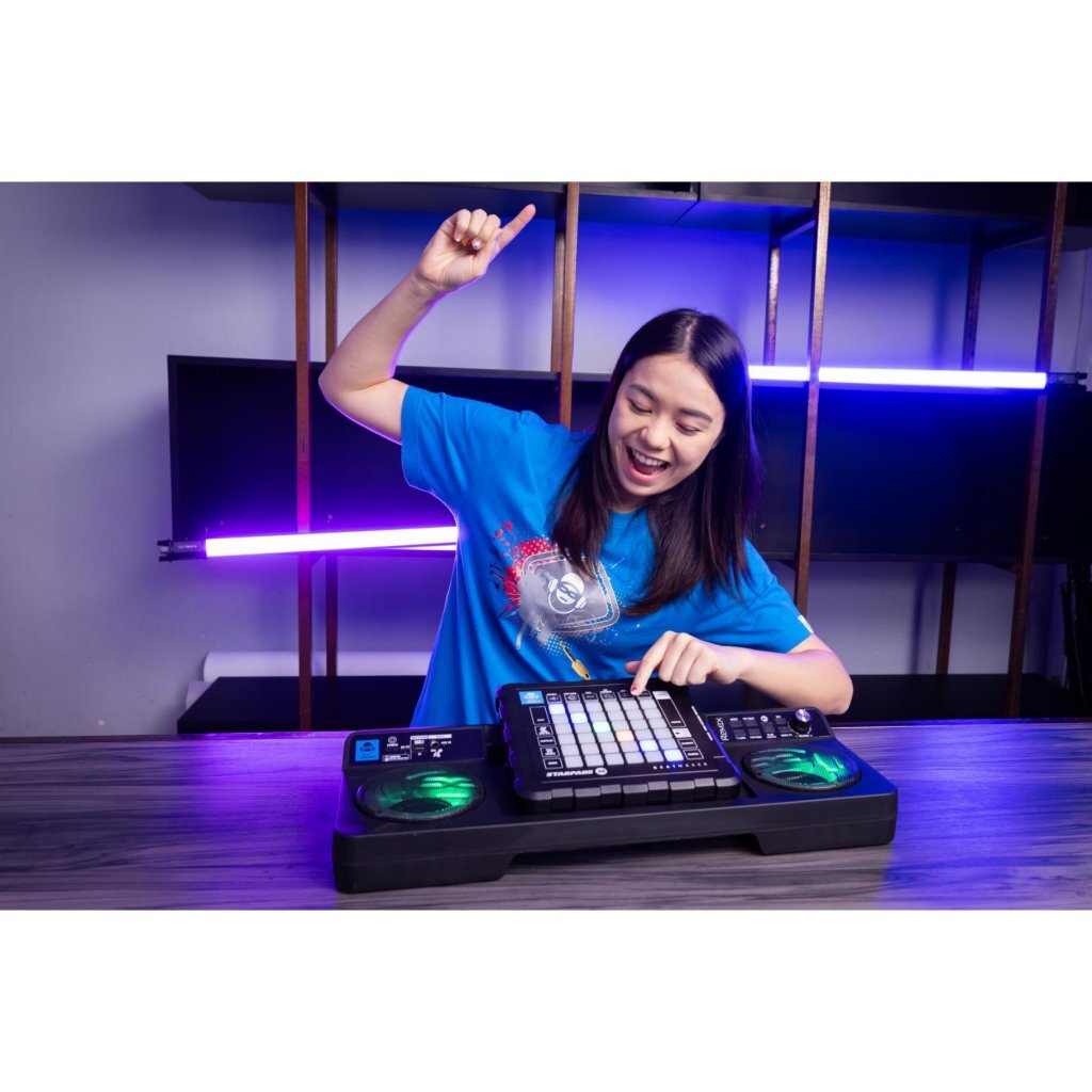 Idance DJ-Mixer-Set Remix DJ2 Licht + Sound