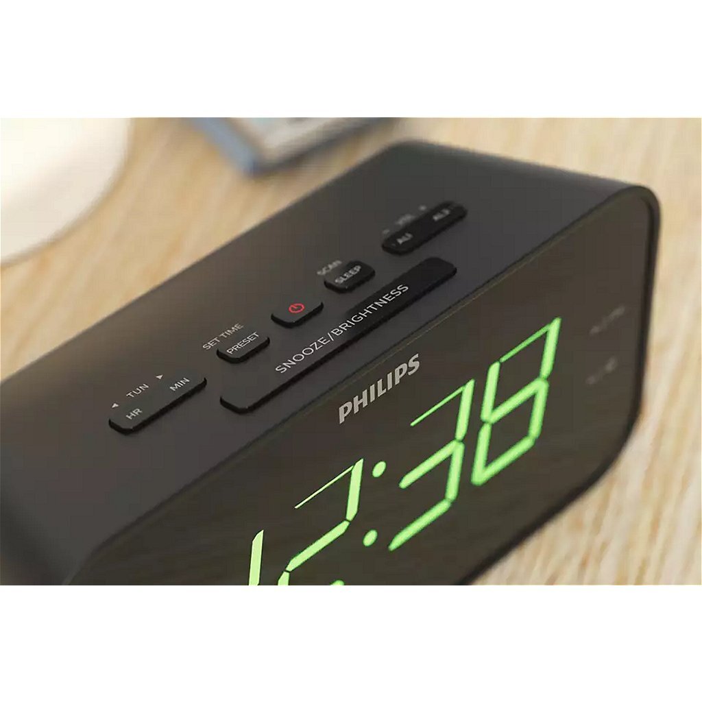 Philips tar3306 12-Uhr-Radio schwarz