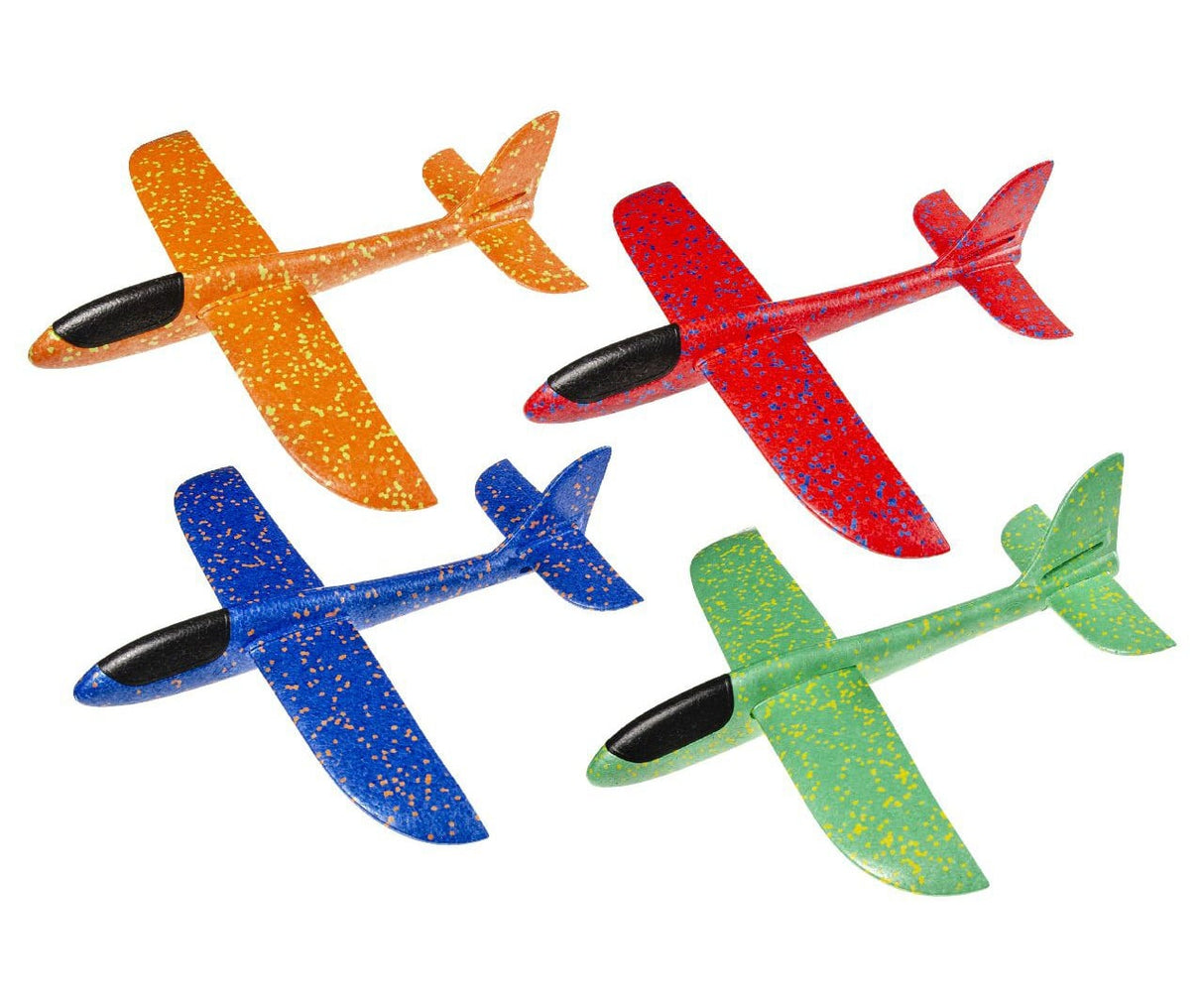 Intro-Flugzeug-Segelflugzeug, großes Segelflugzeug in 4 verschiedenen Farben