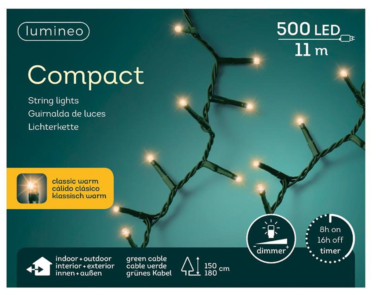 Lumineo Weihnachtsbeleuchtung kompakt 500l Classicwar