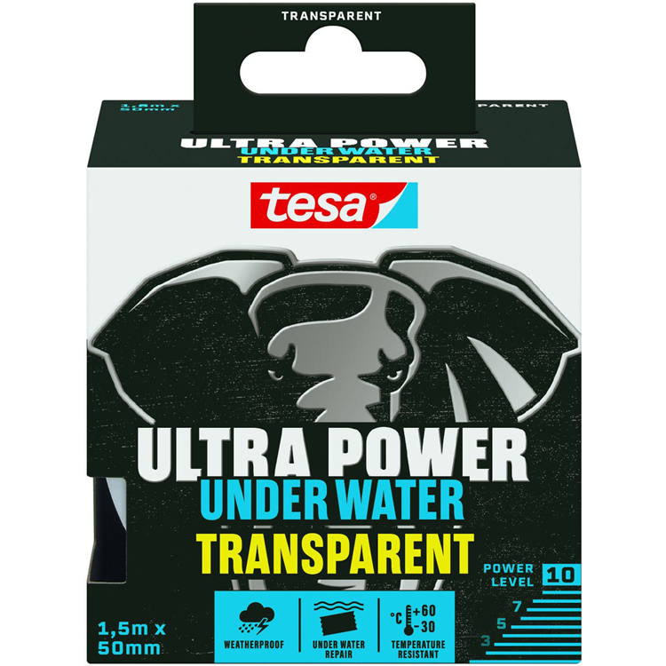 Tesa 1073973 - ultra power under water 1,5mx50mm transparant | 3 stuks