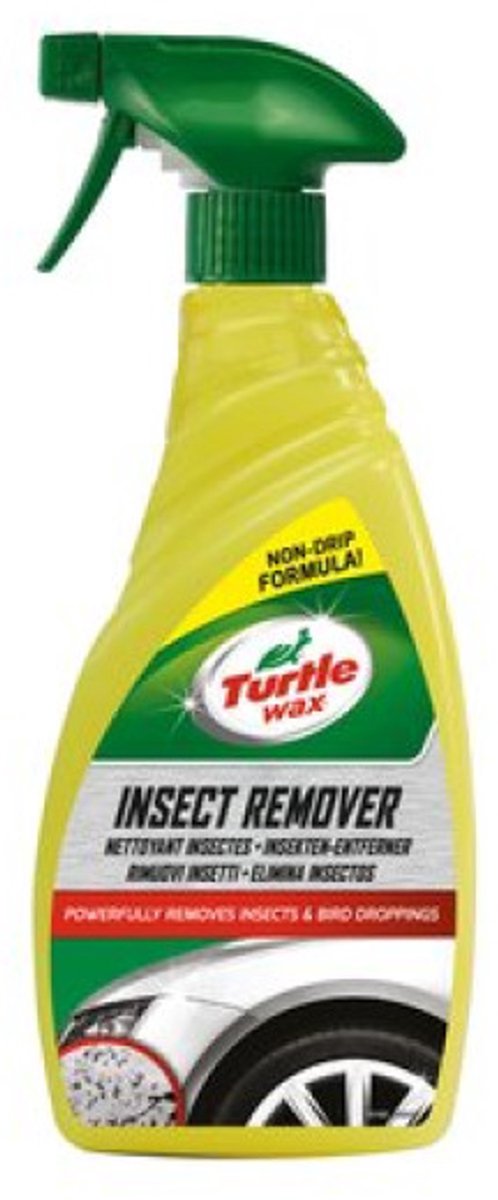 Schildkrötenwachs-Insektenentferner – entfernt sicher Insekten, Teer, Vogelkot und Harz – zur Verwendung auf Metall, Farbe, Kunststoff oder Glas – 500 ml