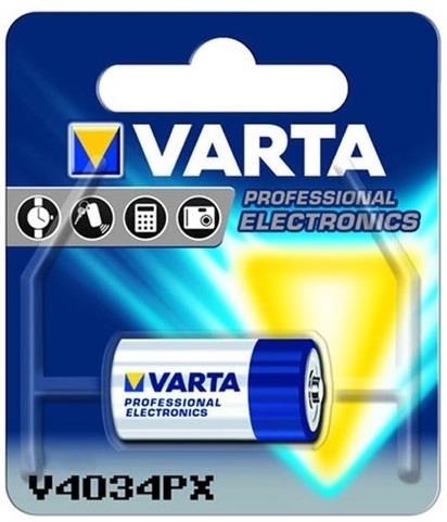 Varta Alkalibatterie lr44 | 6 VDC | 170 mAh | blau silber | 1 Stück - -v4034px -v4034px