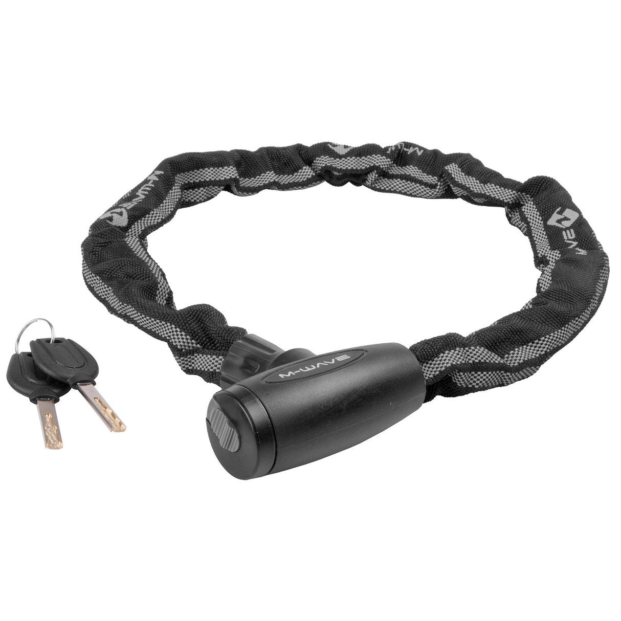 M-Wave-Kettenschloss Smart Cat 6x85 cm schwarz grau
