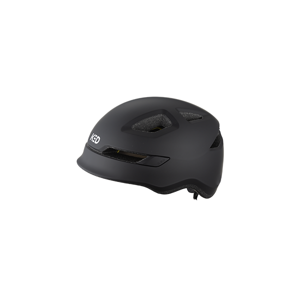 Ked Fahrradhelm Pop II Lite S (48–52 cm) – mattschwarz