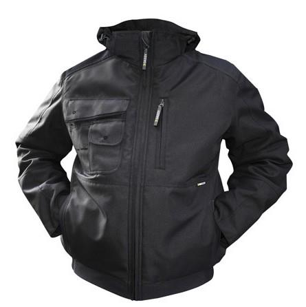 Dassy Wintermantel Austin schwarz l