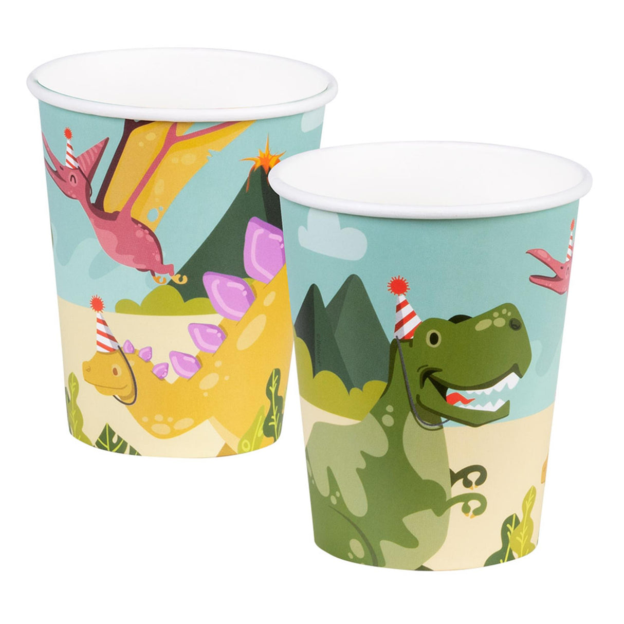 Boland Pappbecher Dino Party Set a 10 21cl
