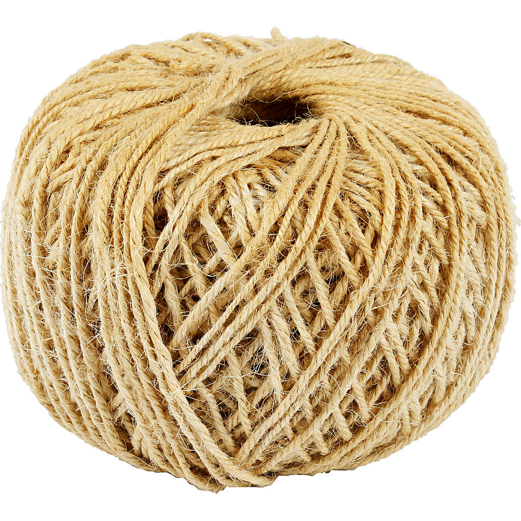 Creativ Company Flachsfaden, Stärke 2 mm, 180 m 1 Rolle