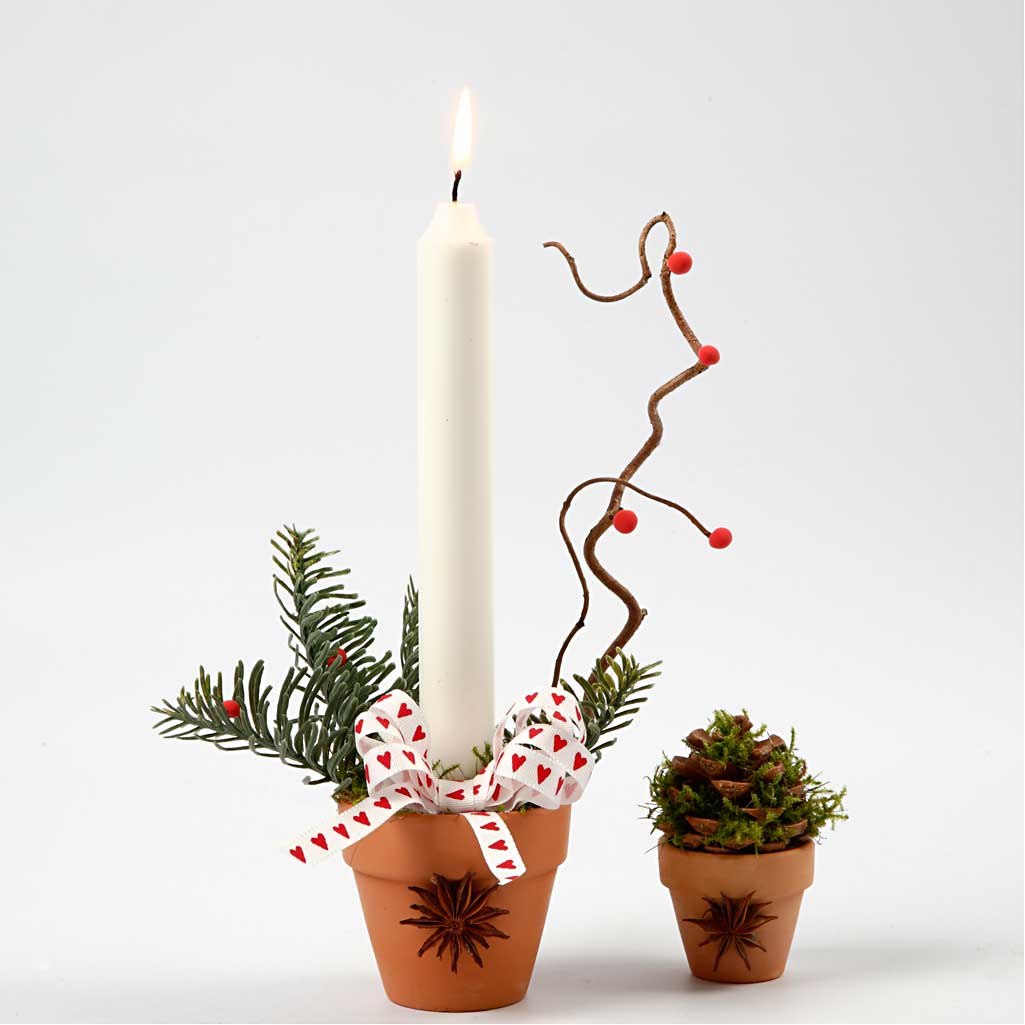 Creativ Company Blumentopf, H: 6,5 cm, T 7 cm, 24 Stück 1 Karton