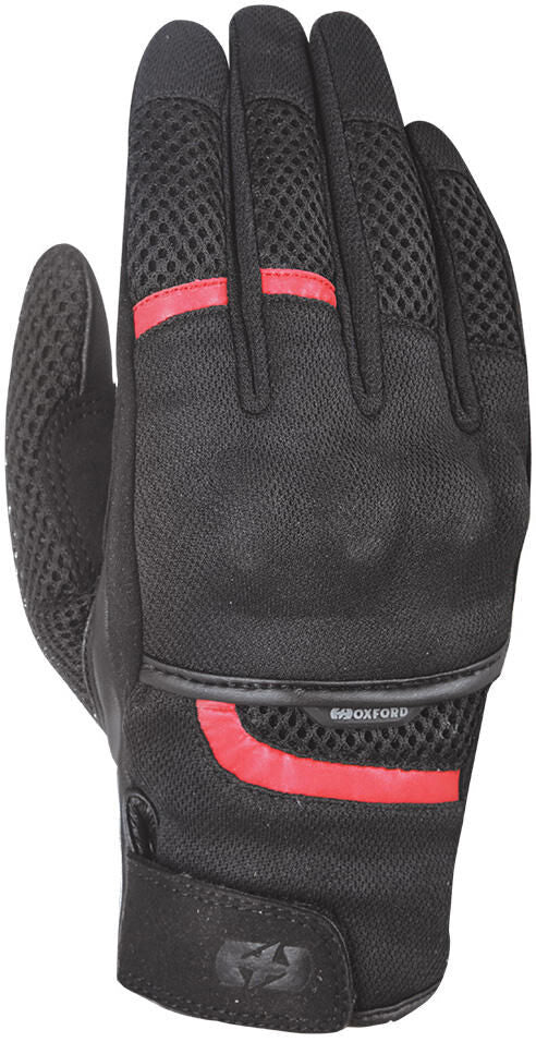 Oxford-Handschuh Brisbane Air Handschuh Brisbane Air Größe M 8 Schwarz Rot
