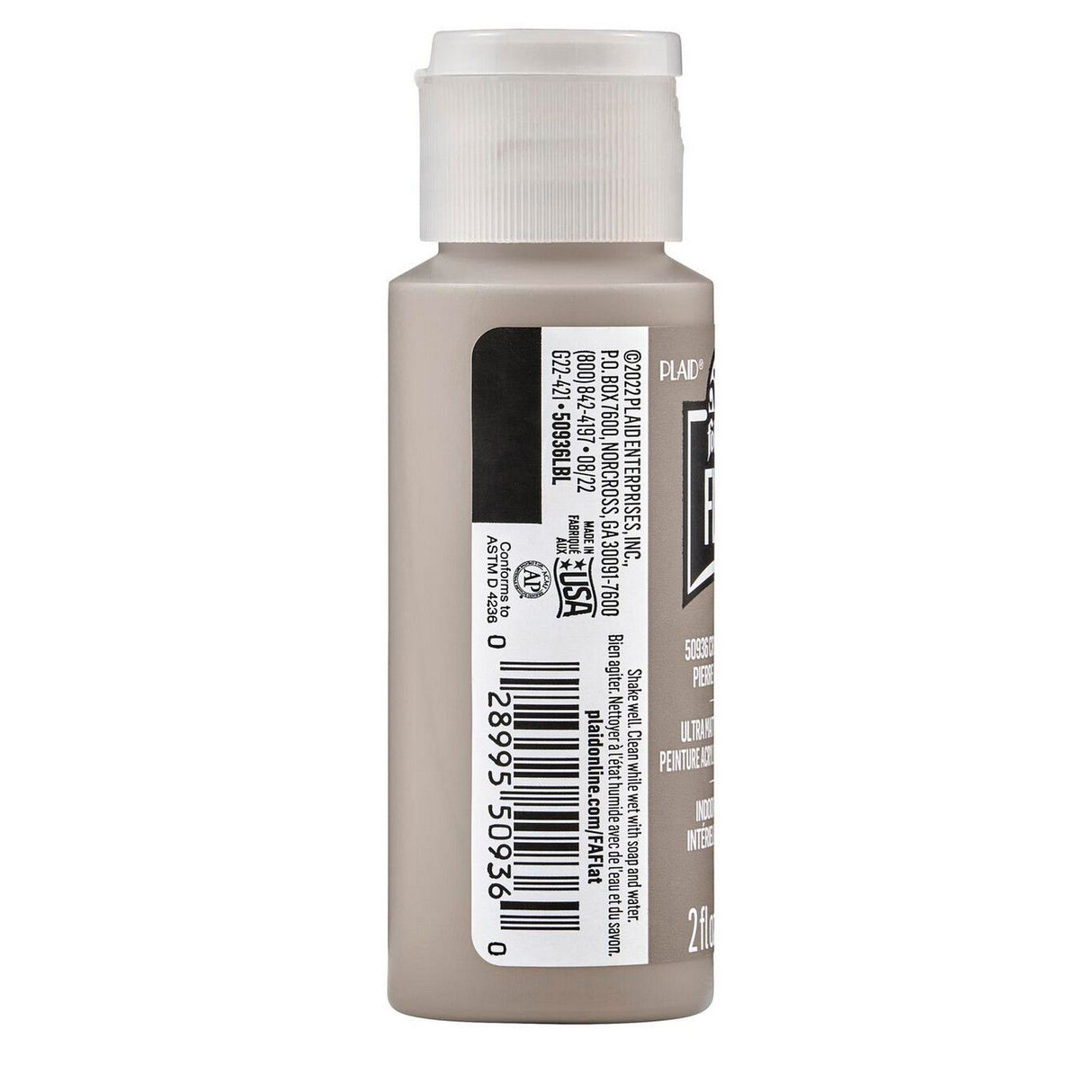 Folkart • Flache, ultramatte Acrylfarbe, zerkleinerter Stein, 59 ml