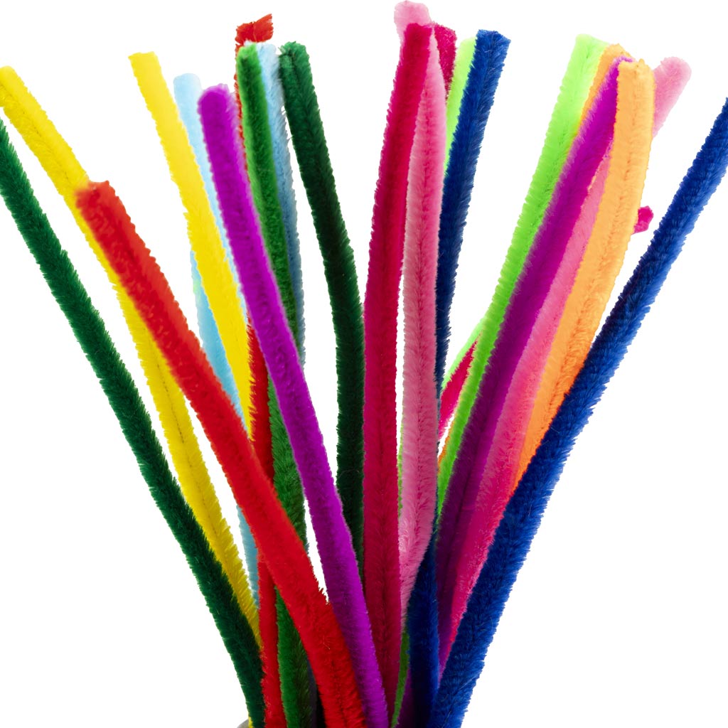 Https: www.cchobby.nl chenille-l-30-cm-dicke-9-mm-verschiedene-farben-25-div-1-box