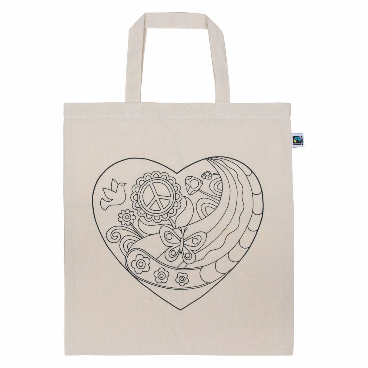 Goki Baumwolltasche Herz
