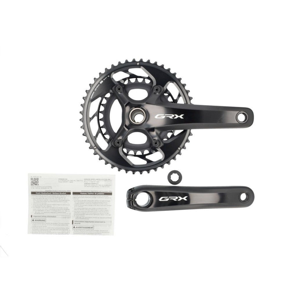 Shimano Kurbelgarnitur GRX FC-RX610-2 12sp 172,5mm 46-30t w 0 BB