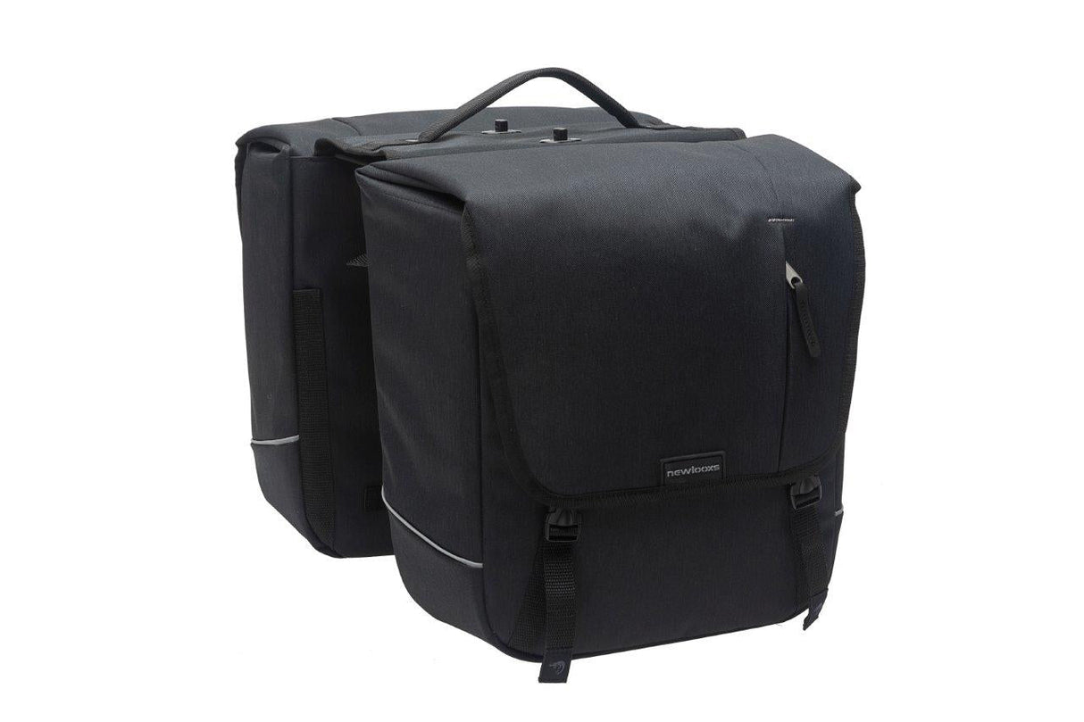 Neue Looxs Nova Double Defacable - Double Fahrradbeutel schwarz 35x35x15cm