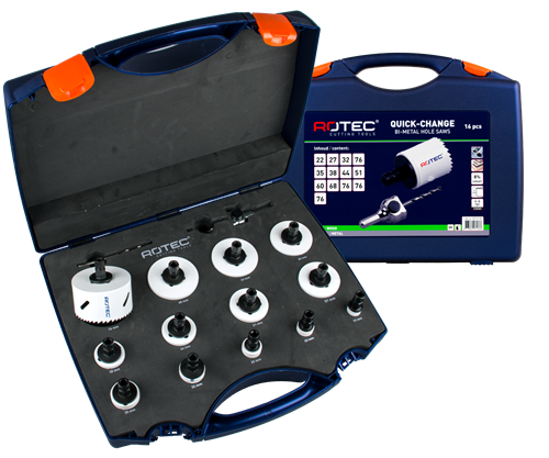 Rotec Lochsägen-Set Allround SDS+ Bim-Co 16-teilig