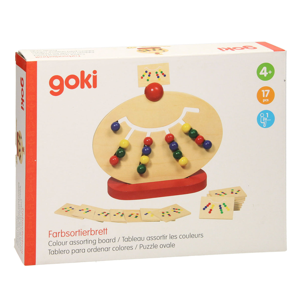 Goki Farb-Ranking-Spiel 23x28cm, mit 16 Beispielbildern, 4+ 4